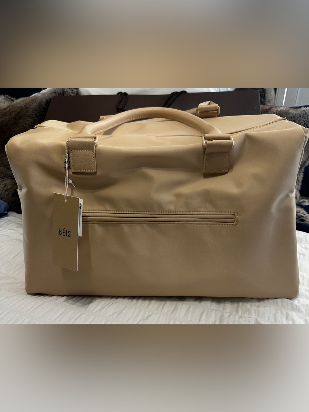 Beis the commuter duffel beige carry on travel bag - Picture 10 of 14